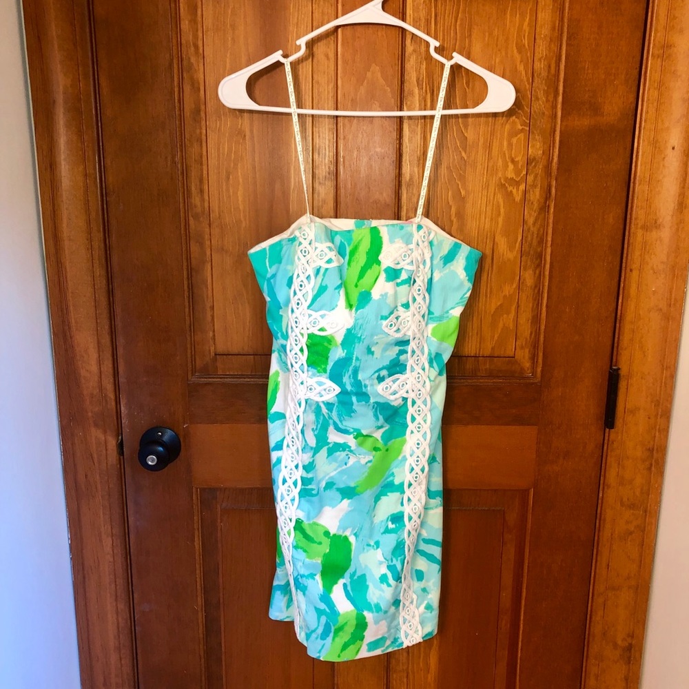 Lilly Pulitzer strapless cocktail dress